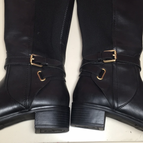 Franco Sarto Black tall boots size 7 - Picture 4 of 12